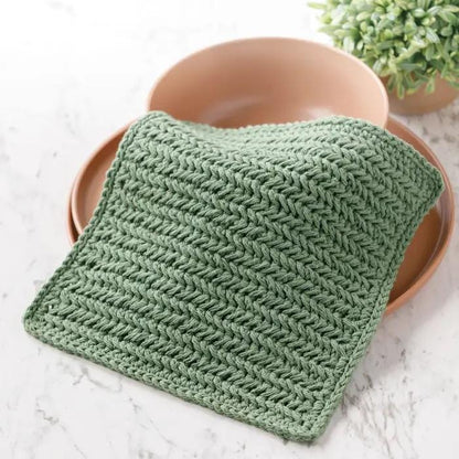 Annie's Crochet Learn-A-Stitch Dishcloths - 7 Projects Per Pattern Book