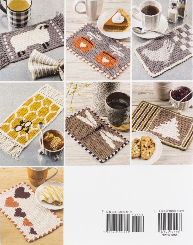 Annie's Crochet Farmhouse Mug Mats - 12 Projects Per Pattern Book