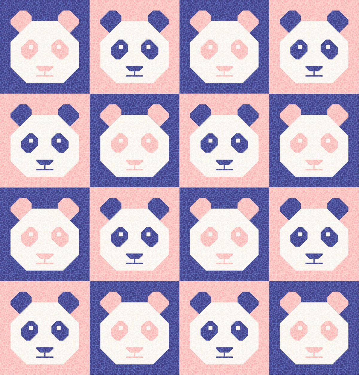 LIMITED EDITION Cotton and Joy Pandamonium Quilt Kit Featuring Lewis & Irene Bumbleberries Fabric Collection - Baby or Throw Size