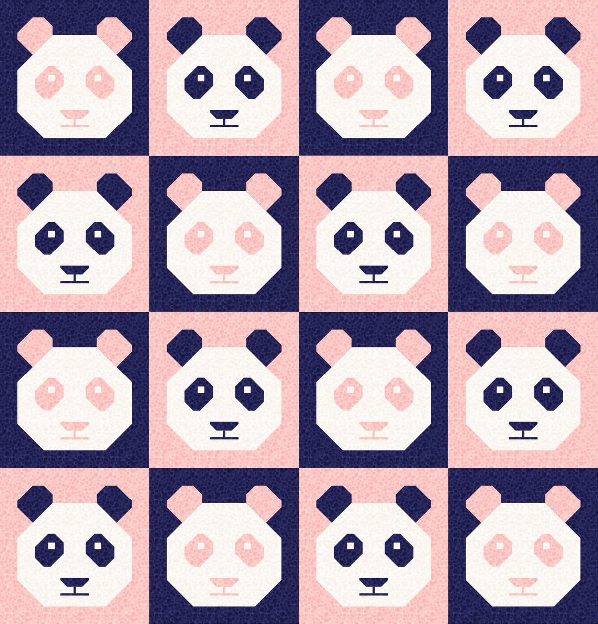 LIMITED EDITION Cotton and Joy Pandamonium Quilt Kit Featuring Lewis & Irene Bumbleberries Fabric Collection - Baby or Throw Size