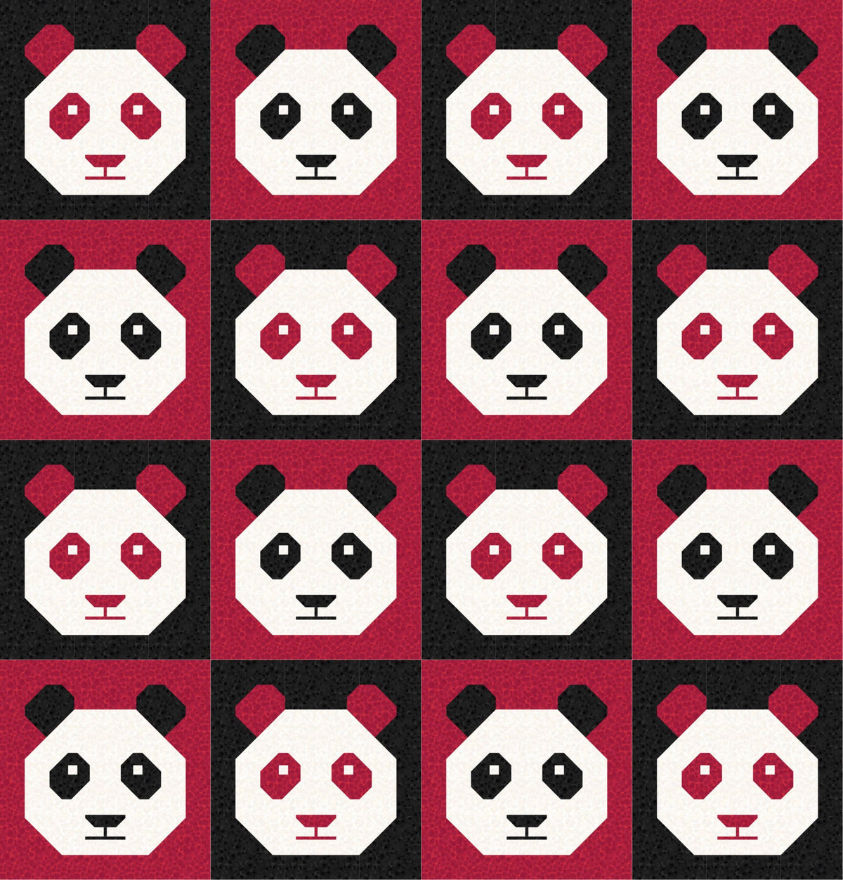 LIMITED EDITION!! Cotton and Joy Pandamonium Quilt Kit Featuring Lewis & Irene Bumbleberries Fabric Collection - Baby or Throw Size