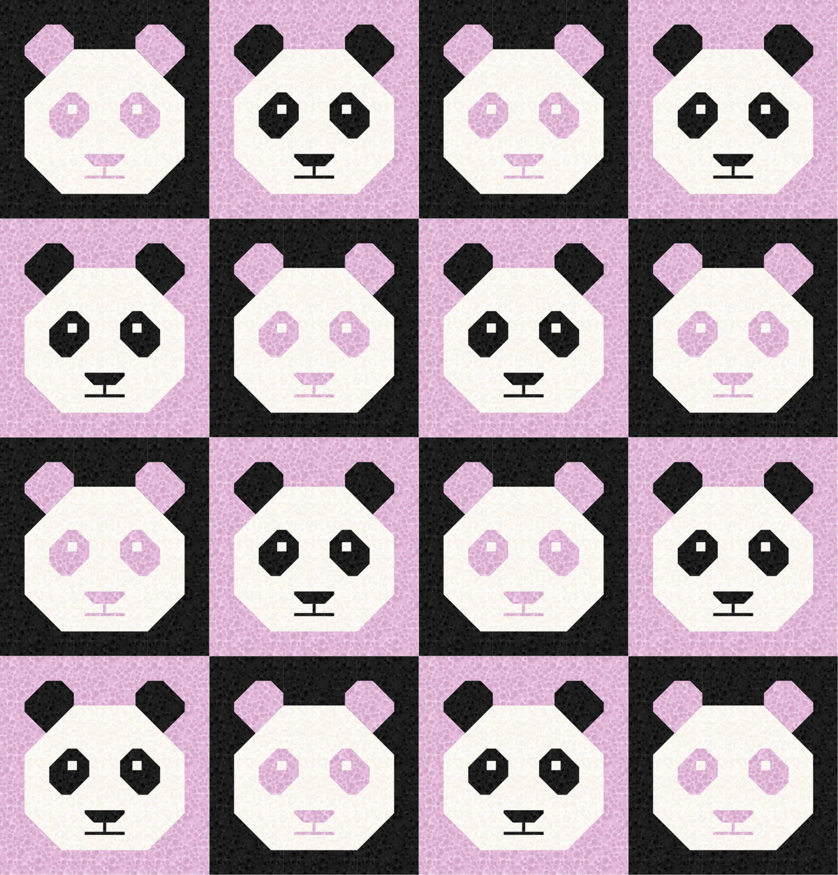 LIMITED EDITION!! Cotton and Joy Pandamonium Baby Quilt Kit Featuring Lewis & Irene Bumbleberries Fabric Collection - Baby or Throw Size