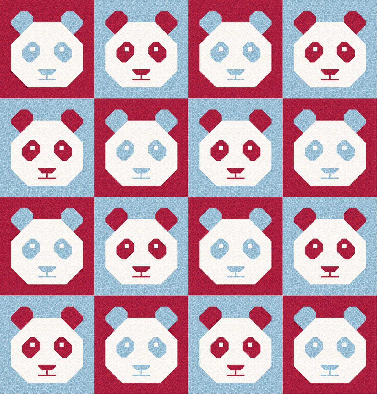 LIMITED EDITION!! Cotton and Joy Pandamonium Quilt Kit Featuring Lewis & Irene Bumbleberries Fabric Collection - Baby or Throw Size