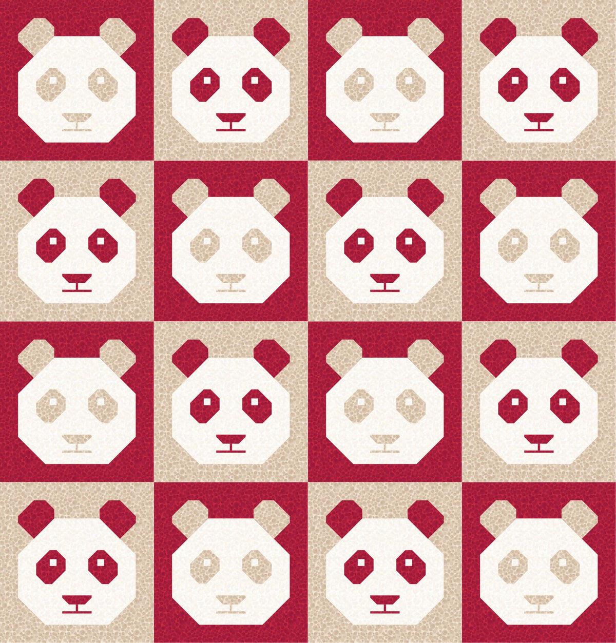 LIMITED EDITION!! Cotton and Joy Pandamonium Quilt Kit Featuring Lewis & Irene Bumbleberries Fabric Collection - Baby or Throw Size