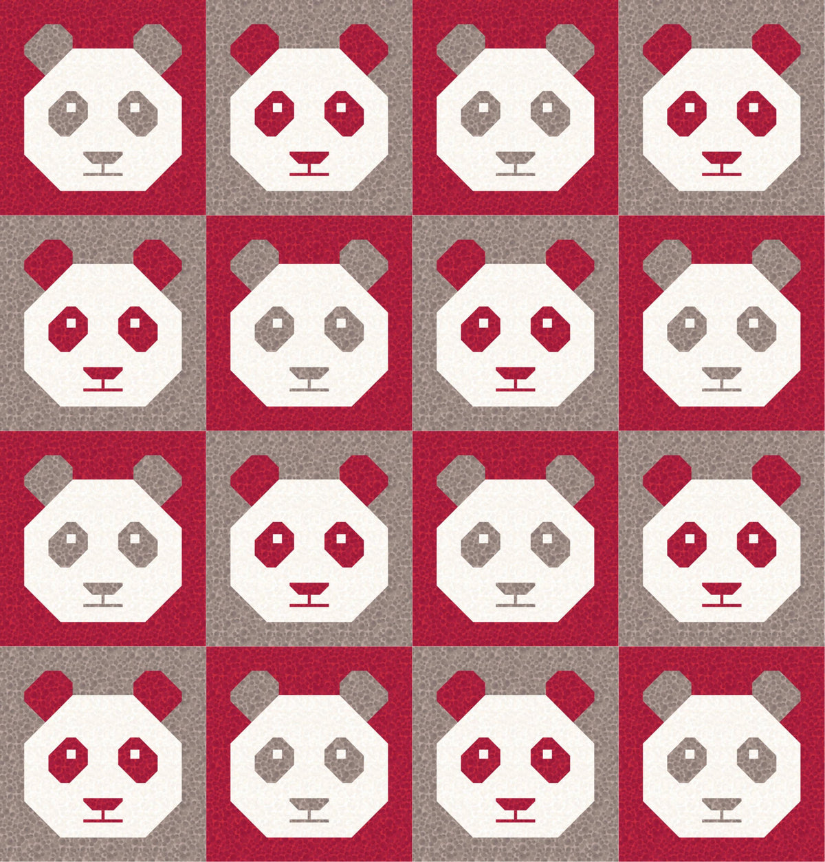 LIMITED EDITION!! Cotton and Joy Pandamonium Quilt Kit Featuring Lewis & Irene Bumbleberries Fabric Collection - Baby or Throw Size
