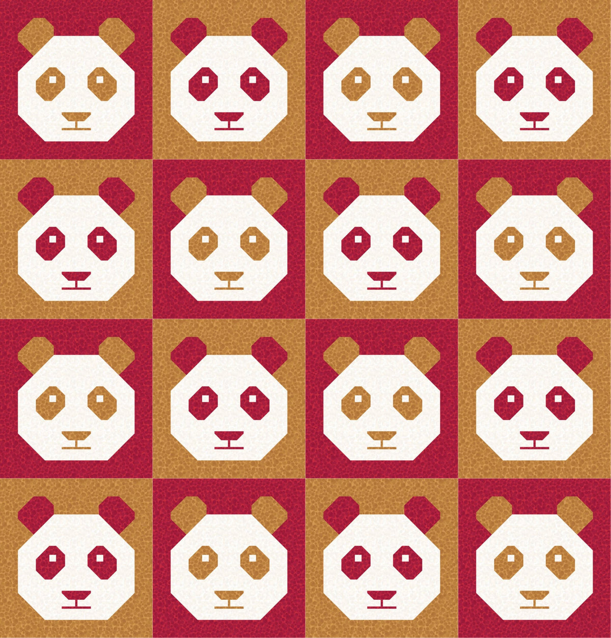 LIMITED EDITION!! Cotton and Joy Pandamonium Quilt Kit Featuring Lewis & Irene Bumbleberries Fabric Collection - Baby or Throw Size