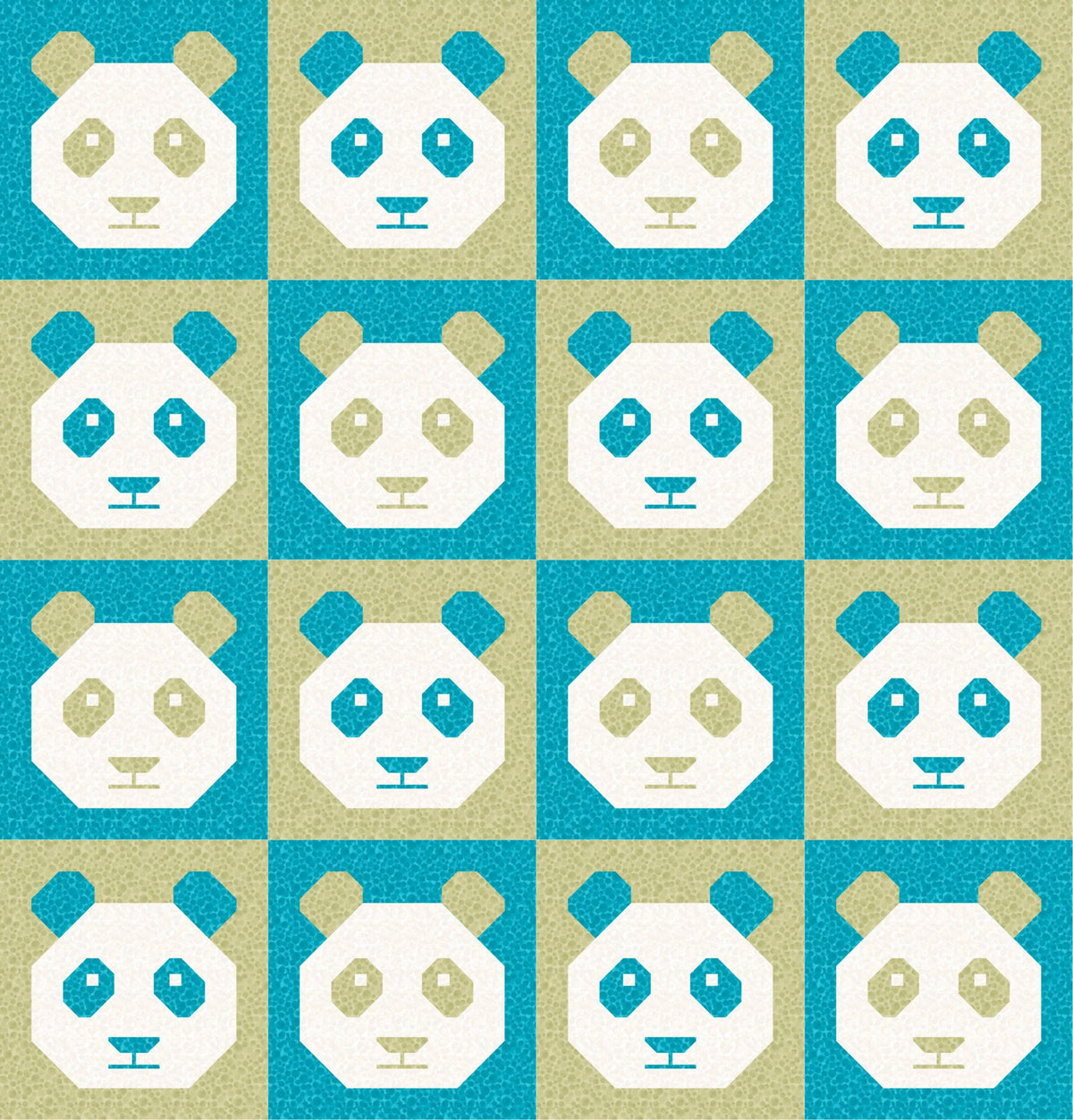 LLIMITED EDITION!! Cotton and Joy Pandamonium Quilt Kit Featuring Lewis & Irene Bumbleberries Fabric Collection - Baby or Throw Size