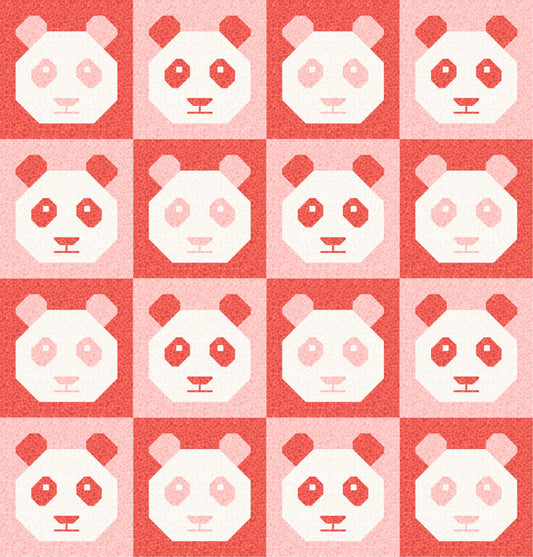 LIMITED EDITION!! Cotton and Joy Pandamonium Quilt Kit Featuring Lewis & Irene Bumbleberries Fabric Collection - Baby or Throw Size