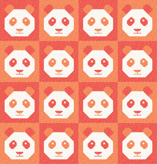 LIMITED EDITION!! Cotton and Joy Pandamonium Quilt Kit Featuring Lewis & Irene Bumbleberries Fabric Collection - Baby or Throw Size