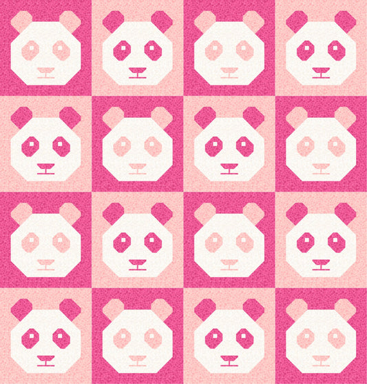 LIMITED EDITION!! Cotton and Joy Pandamonium Quilt Kit Featuring Lewis & Irene Bumbleberries Fabric Collection - Baby or Throw Size