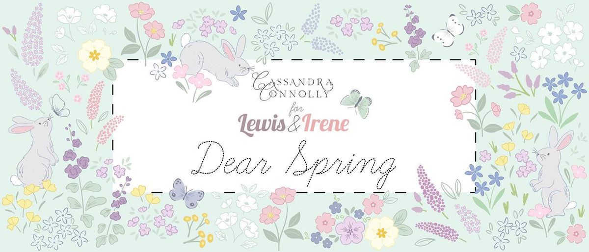 Lewis & Irene Dear Spring Fabric Collection 15pc Fat Quarter Bundle Authentic Premium 100% Cotton Quilt Shop Quality Fabrics
