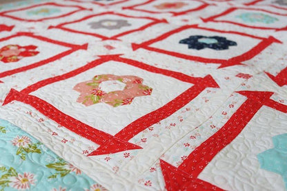 A Quilting Life Designs Sweet Quilt Pattern Finished Size: 60.5"x60.5"
