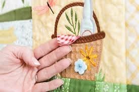 Kimberbell Sippin on Sunshine Quilt Collection (Options: Pattern, Embellishment Kit, Fabric Kit, Thread Set)