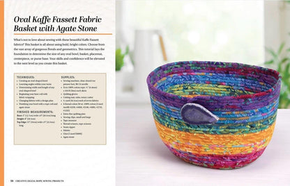 Landauer Publishing Denise Haar Creative Zigzag Rope Sewing Projects - 16 Projects & A Dozen Techniques for Making Bowls, Totes, and More
