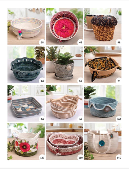 Landauer Publishing Denise Haar Creative Zigzag Rope Sewing Projects - 16 Projects & A Dozen Techniques for Making Bowls, Totes, and More