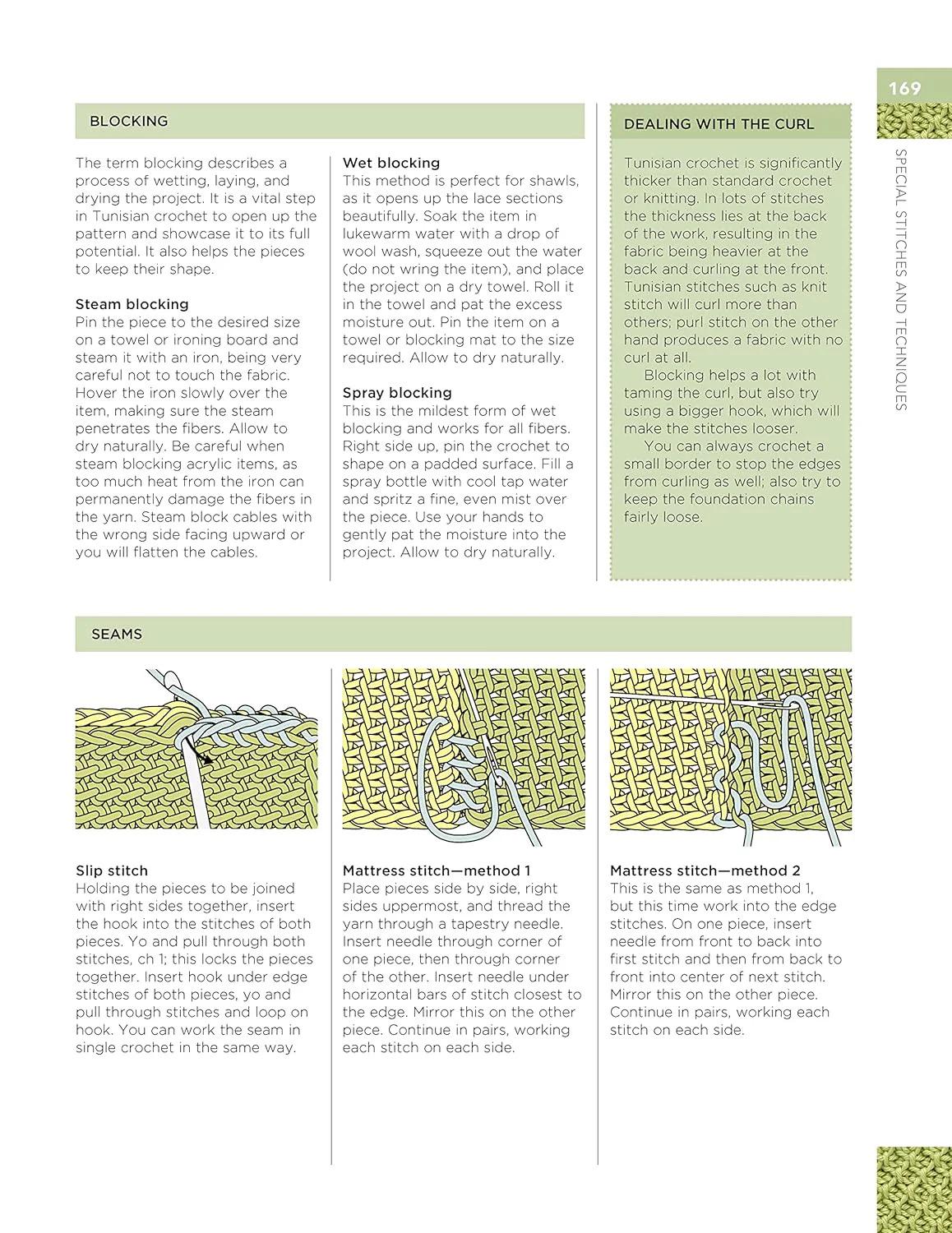 Anna Nikipirowicz Tunisian Crochet Stitch Dictionary 150 Essential Stitches