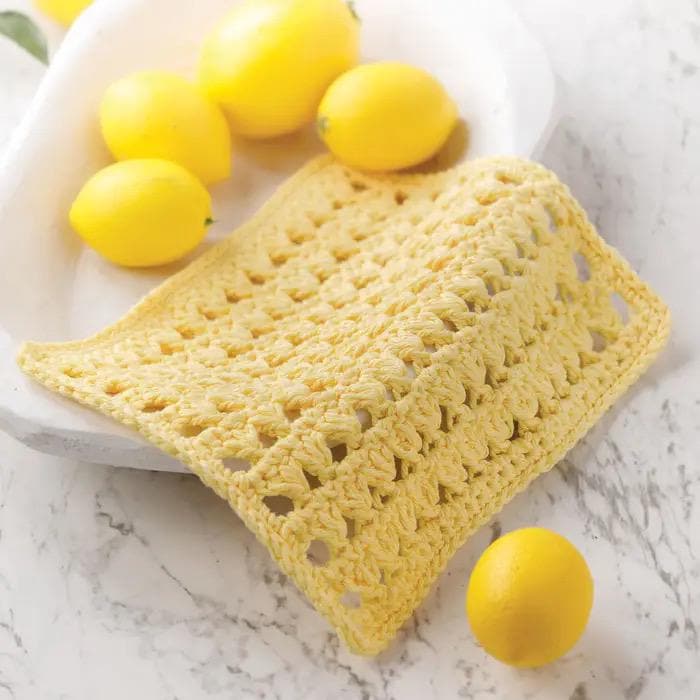 Annie's Crochet Learn-A-Stitch Dishcloths - 7 Projects Per Pattern Book