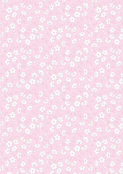 Lewis & Irene Dear Spring Fabric Collection Blossom By Blossom on Pastel Pink CC69.3 Authentic Premium 100% Cotton Fabrics