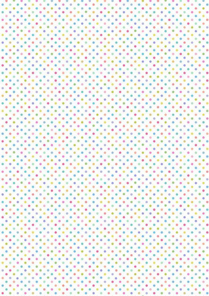 Lewis & Irene Rainbows Fabric Collection Rainbow Dots on Cream Authentic Premium 100% Cotton Quilt Shop Quality Fabrics