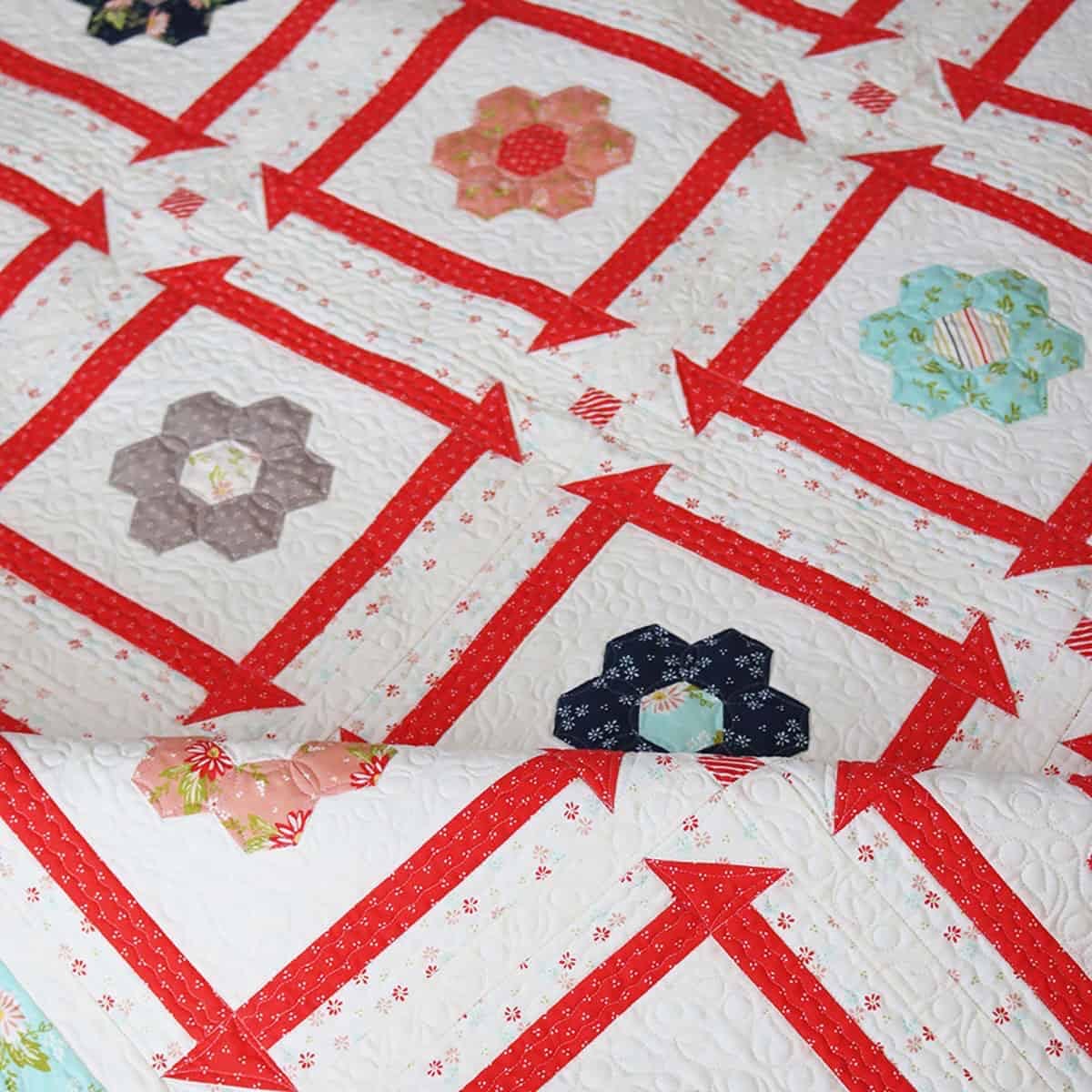 A Quilting Life Designs Sweet Quilt Pattern Finished Size: 60.5"x60.5"