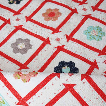A Quilting Life Designs Sweet Quilt Pattern Finished Size: 60.5"x60.5"