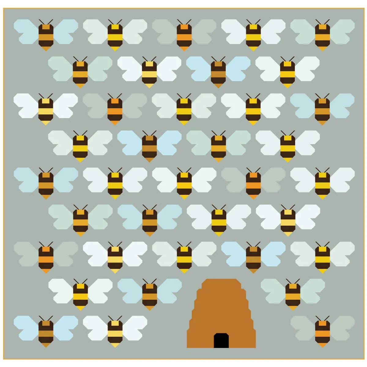 Elizabeth Hartman Beehive Pattern - 3 Size Variations Per Pattern
