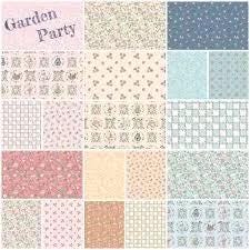 Poppie Cotton Garden Party Fabric Collection 42pc (2.5" Strips) Jellyroll