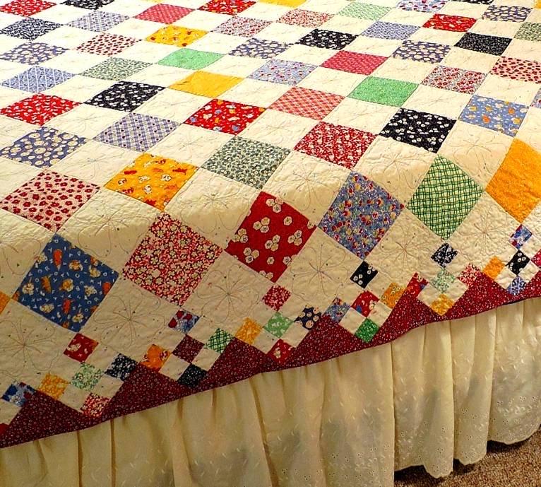 Pleasant Valley Creations Diamond Patch Quilt Pattern - 5 Size Variations Per Pattern