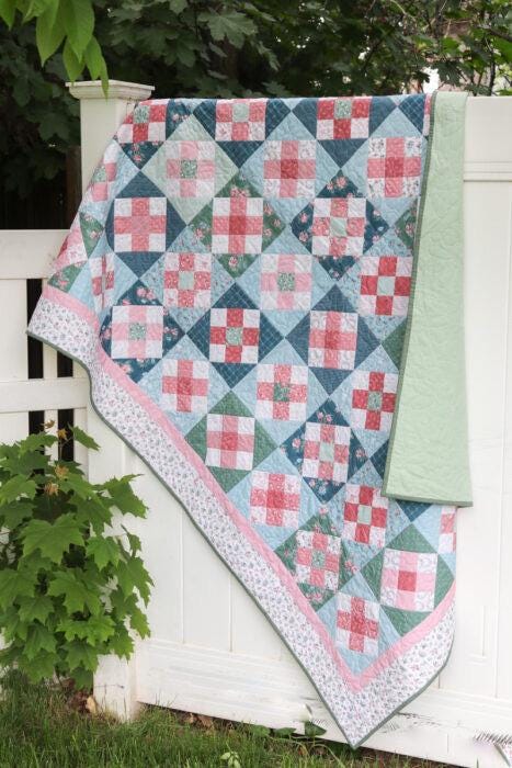 Diary of a Quilter Amy Smart A Stitch In Time Quilt Pattern - 2 Size Variations Per Pattern