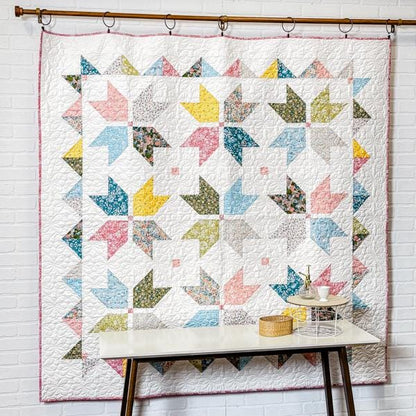 Diary of a Quilter Amy Smart Quarter Star Quilt Pattern Finished Size: 72"x72"