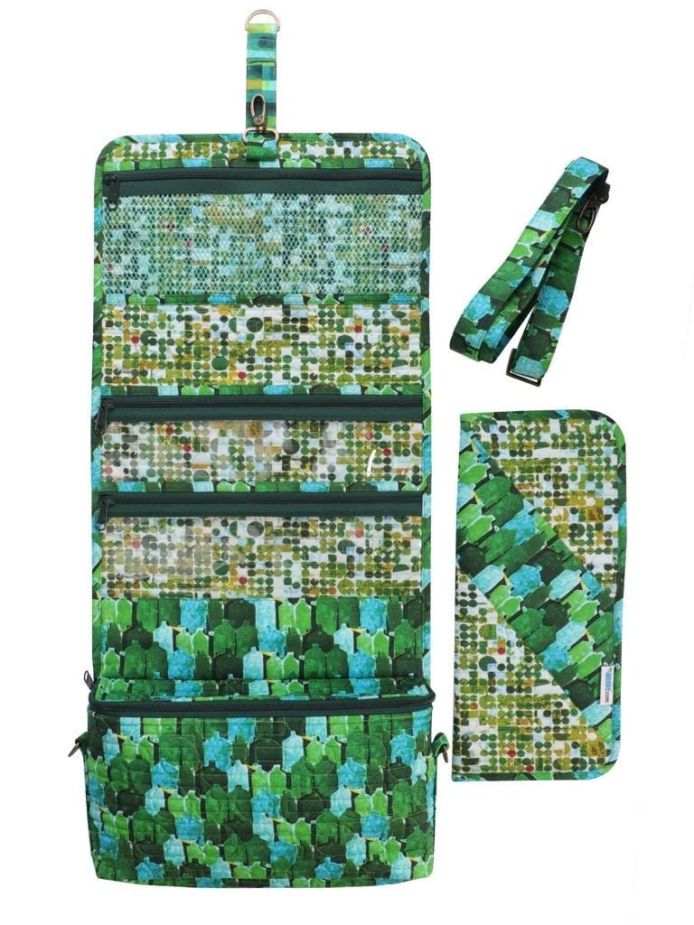 ByAnnie Travel Essentials 2.0 Organizer and Hot Tools Sleeve Pattern PBA201-2 (14 Colors of 18"x54" Mesh Packs Sold Separately)