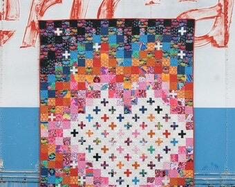 Cotton Street Commons Just Add Love Quilt Pattern Finished Size 70”x84”