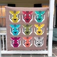 Elizabeth Hartman Antonia Tiger Pattern - 3 Size Variations Per Pattern