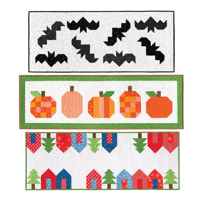 Cluck Cluck Sew Modern Day Table Runners - 6 Size Variations Per Pattern