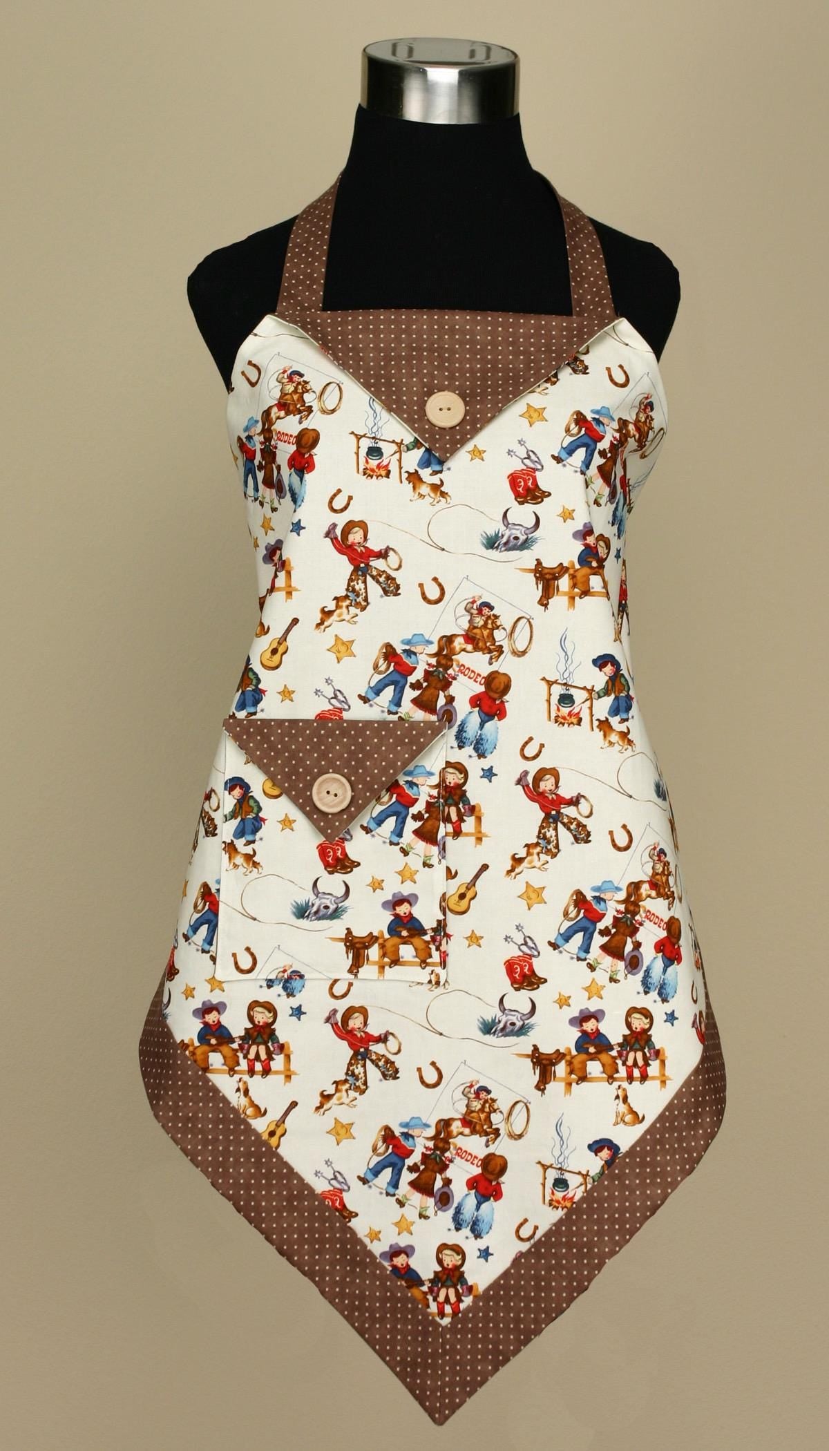 Vanilla House Designs Four Corners Apron Pattern P132 - One Size Fits All!