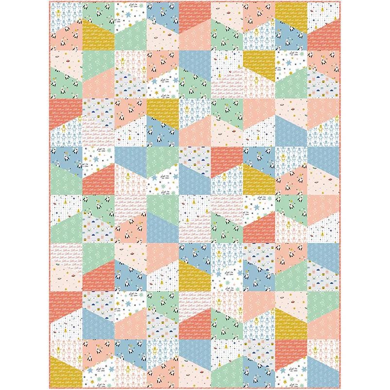 A Bright Corner Lofty Quilt Pattern - 4 Size Variations Per Pattern