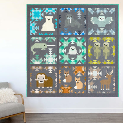 Elizabeth Hartman North Stars Quilt Pattern - 3 Size Variations Per Pattern