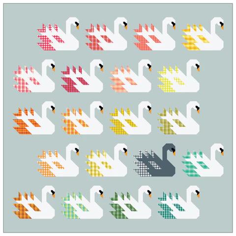 Elizabeth Hartman Swan Island Pattern - 4 Size Variations Per Pattern