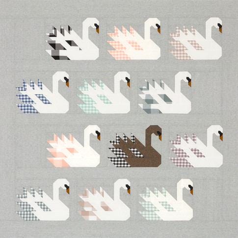 Elizabeth Hartman Swan Island Pattern - 4 Size Variations Per Pattern