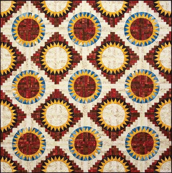 Quiltworx Country Picnic Foundation Paper Piecing Placemat Pattern