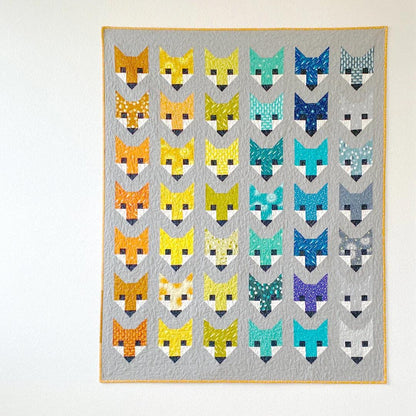 Elizabeth Hartman Fancy Fox Pattern - 3 Size Variations Per Pattern