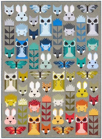 Elizabeth Hartman Fancy Forest Pattern - 2 Size Variations Per Pattern