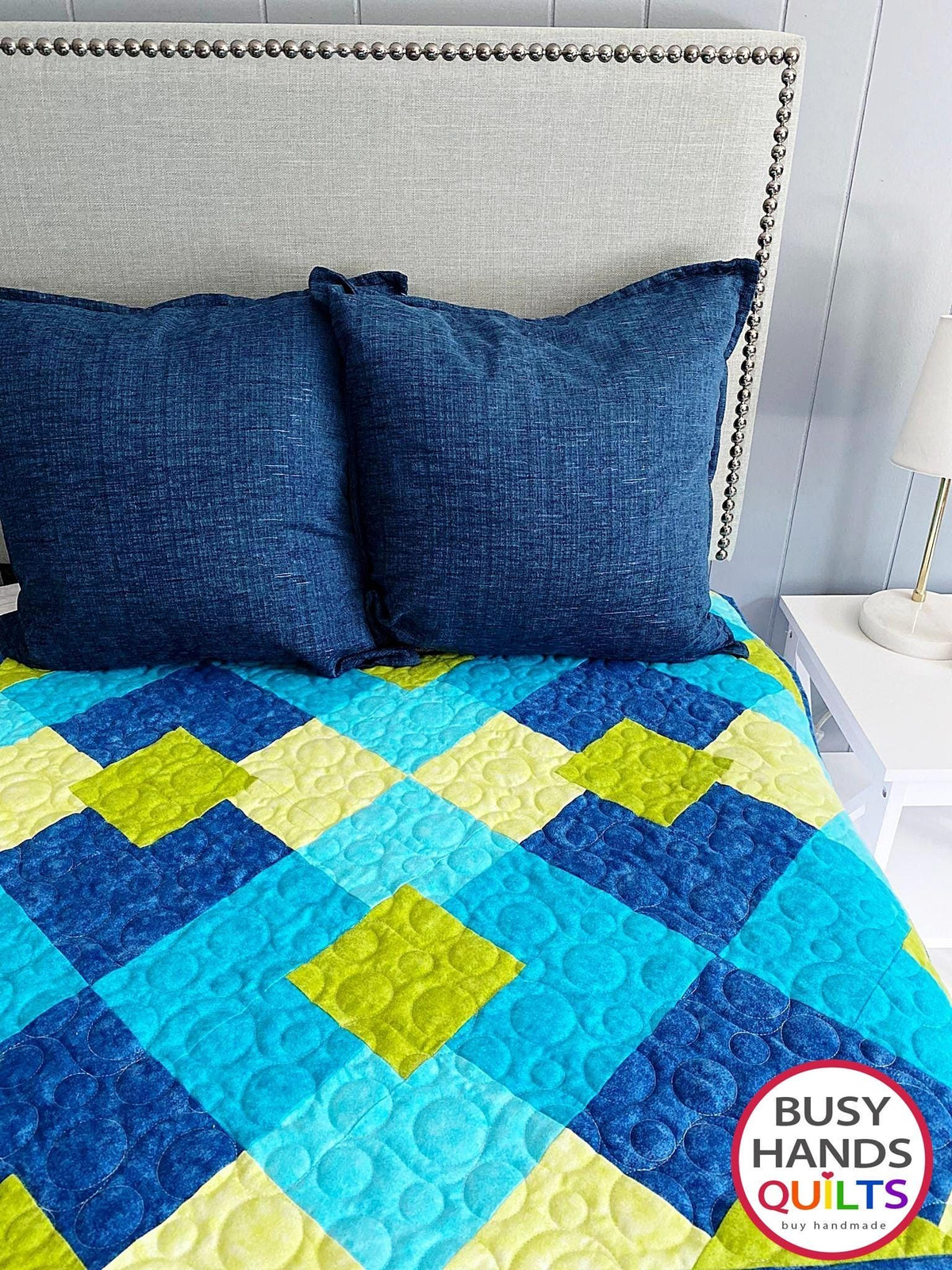 Busy Hands Quilts Precious Plaid Quilt Pattern - 5 Size Variations Per Pattern