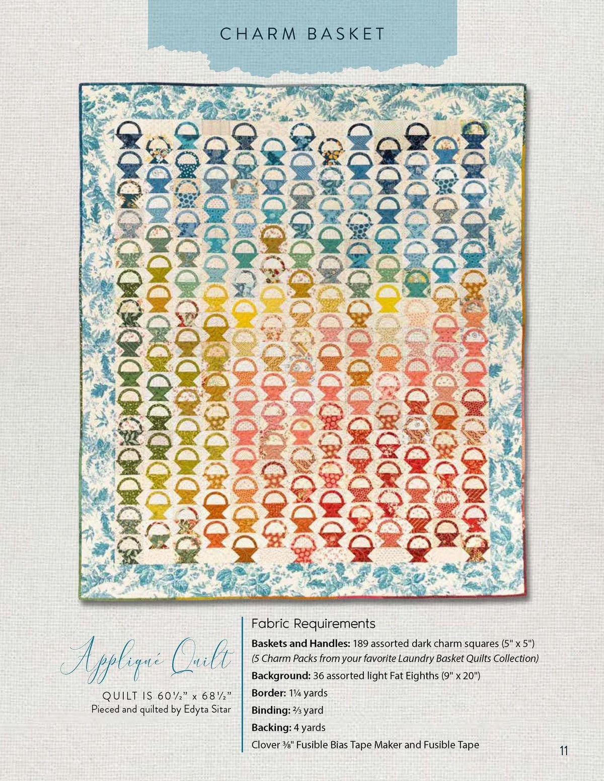 Laundry Basket Quilts Rainbow Scraps Quilt Pattern Book (20 colorful patterns per book)