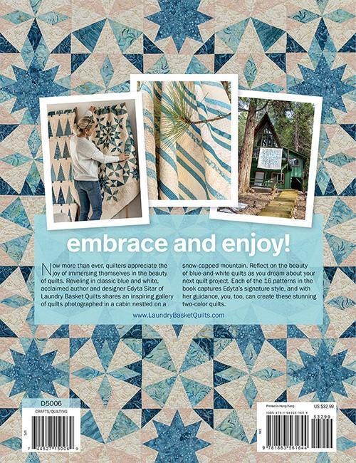 Laundry Basket Quilts A Season in Blue Quilt Pattern Book - 16 Quilt Patterns and a Cozy Cabin Full of Inspiration (Softcover)