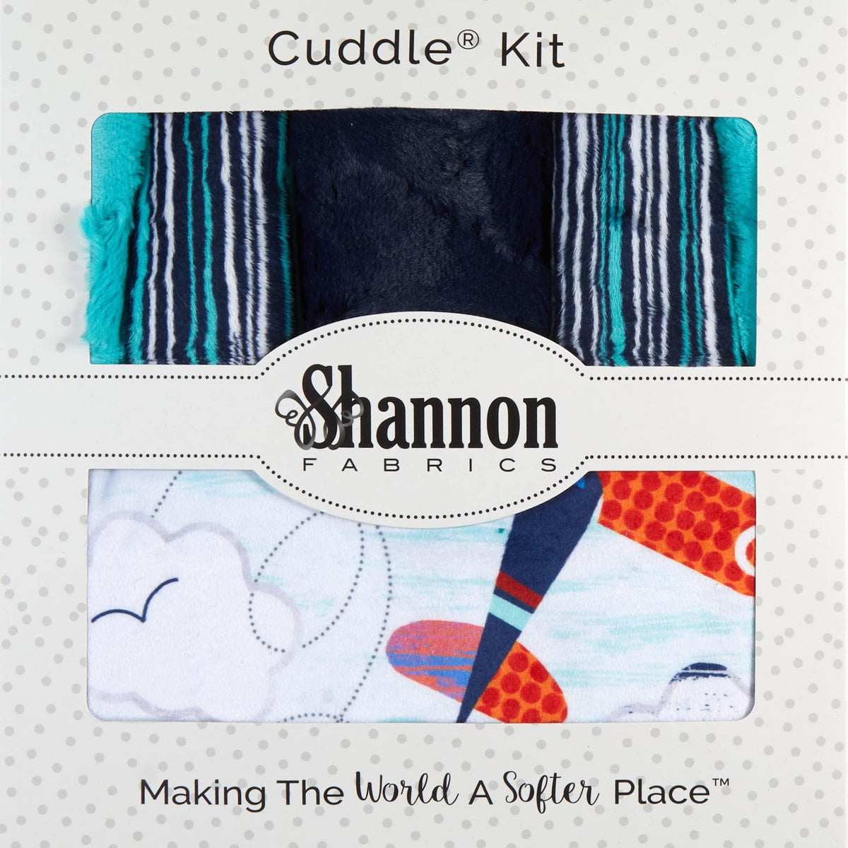 Shannon Fabrics Cuddle Kit Flight Plan Finished Size: 38"x58"