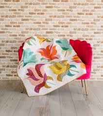 Sew Kind of Wonderful Rose Garden Quilt Pattern (SKW Rulers Sold Separately) Finished Size: 58"x63"