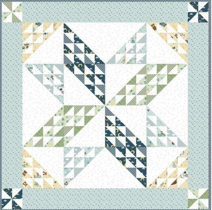 Diary of a Quilter Amy Smart Baby Sugarhouse Star Quilt Pattern Finished Size: 40"x40"
