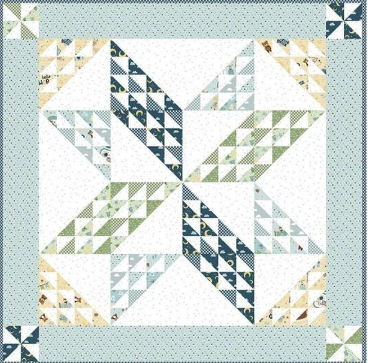 Diary of a Quilter Amy Smart Baby Sugarhouse Star Quilt Pattern Finished Size: 40"x40"
