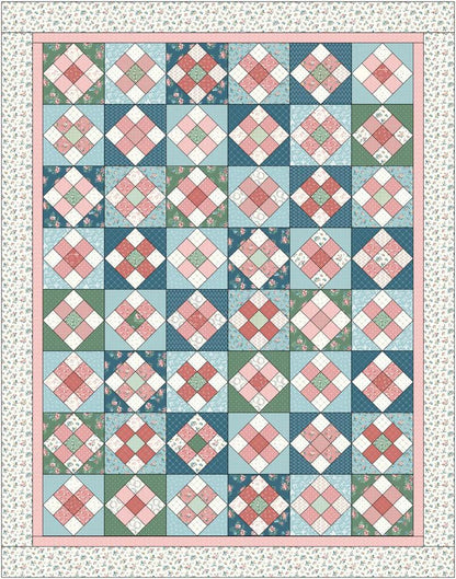 Diary of a Quilter Amy Smart A Stitch In Time Quilt Pattern - 2 Size Variations Per Pattern